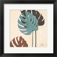 Framed 'My Fashion Leaves III' border=