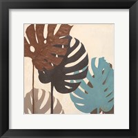 Framed 'My Fashion Leaves IV' border=