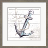 Framed 'Explore Nautical I' border=