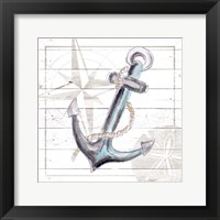 Explore Nautical I Framed Print