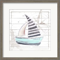 Framed 'Explore Nautical III' border=