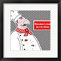 Framed Bon Appetit Chef I