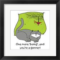 Don't Open til Christmas II Framed Print