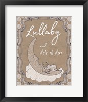 Sweet Lullaby I Framed Print