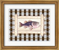 Framed 'Framed Lake Fish I' border=