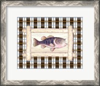 Framed 'Framed Lake Fish I' border=