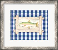 Framed 'Framed Lake Fish III' border=