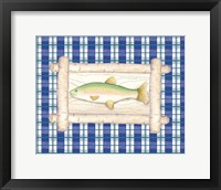 Framed Lake Fish III Framed Print