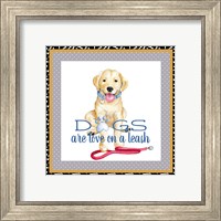 Framed 'Dogs Life I' border=