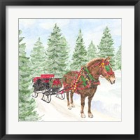 Sleigh Bells Ring III Sleigh Ride Framed Print