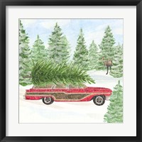 Sleigh Bells Ring IV Tree Day Framed Print