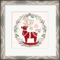 Framed 'Hygge Christmas II' border=