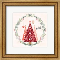 Framed 'Hygge Christmas III' border=