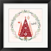 Framed 'Hygge Christmas III' border=