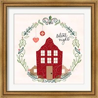 Framed 'Hygge Christmas IV' border=