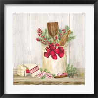 Framed 'Christmas Kitchen I' border=