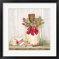 Framed 'Christmas Kitchen I' border=