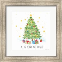 Framed 'Vintage Holiday Cheer II' border=