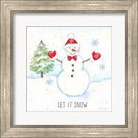 Framed 'Vintage Holiday Cheer IV' border=