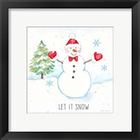 Framed 'Vintage Holiday Cheer IV' border=