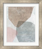 Framed 'Pensive I Blush Gray' border=