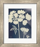 Framed Dark Blue Sky Garden III