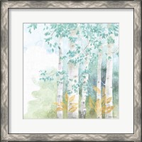 Framed 'Natures Leaves III' border=