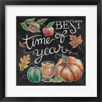 Harvest Chalk IV Framed Print