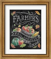 Framed 'Harvest Chalk II' border=