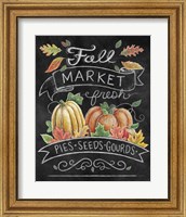 Framed 'Harvest Chalk I' border=