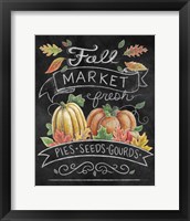 Framed 'Harvest Chalk I' border=