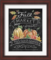 Framed 'Harvest Chalk I' border=