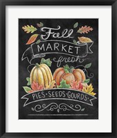 Harvest Chalk I Framed Print