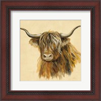 Framed 'Highland Animal Cow' border=