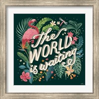 Framed 'Jungle Love VIII' border=