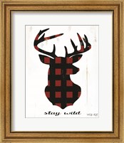 Framed 'Stay Wild' border=