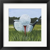 Tee Off I Framed Print