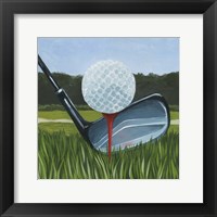 Tee Off II Framed Print