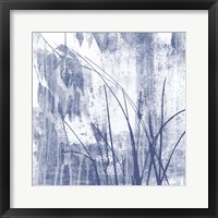 Indigo Exposure I Framed Print