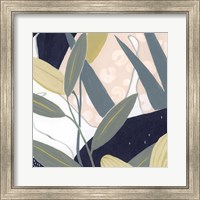 Framed 'Flores Noche III' border=