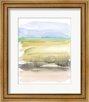 Framed 'Grassy Marsh I' border=