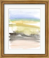 Framed 'Grassy Marsh II' border=