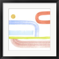 Framed 'Playful Pike II' border=