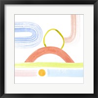 Framed 'Playful Pike IV' border=