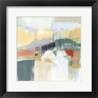 Framed 'Abstracted Mountainscape III' border=