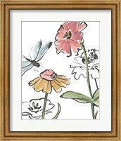 Framed 'Boho Florals I' border=