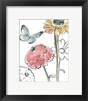 Framed 'Boho Florals III' border=