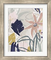 Framed 'Garden Jumble I' border=