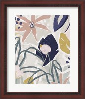 Framed 'Garden Jumble II' border=