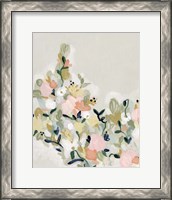 Framed 'Blushing Blooms II' border=